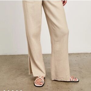 Rails cotton gauze pants